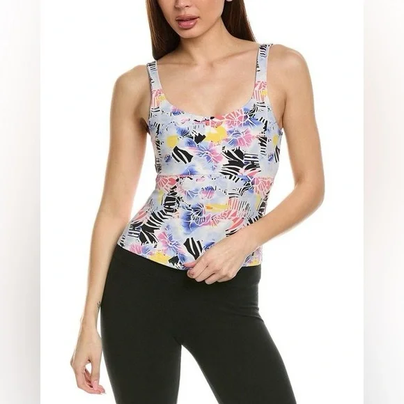 Fp Movement Never Better Printed Mystic Floral Combo Tank free people M NWT NEW - Picture 7 of 9